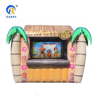 Unisexe Bar gonflable jouet grand TIKI Bar château gonflable pour les enfants à sauter et jouer à des jeux