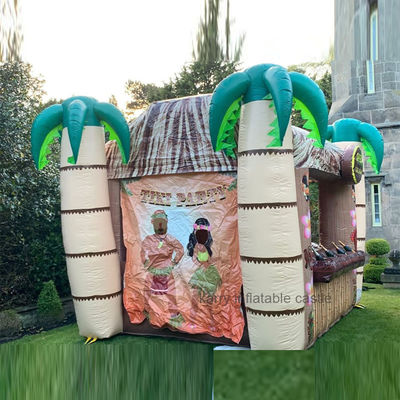 Unisexe Bar gonflable jouet grand TIKI Bar château gonflable pour les enfants à sauter et jouer à des jeux