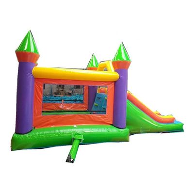 Maison gonflable unisexe à double glissement Château de saut à l'air avec PVC