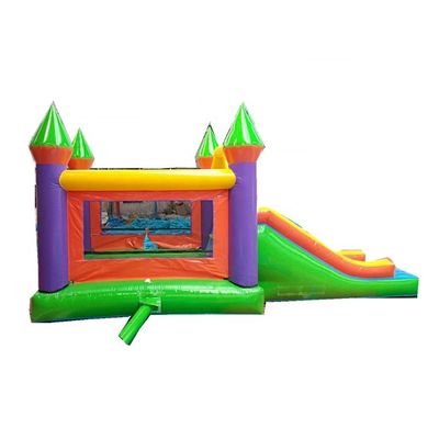 Maison gonflable unisexe à double glissement Château de saut à l'air avec PVC
