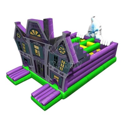 Portable Le plus populaire Maison hantée d'Halloween Obstacle gonflable