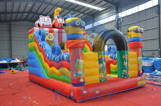Le thème de Peter Pan Le château gonflable Slide Combo Sauteurs gonflables avec bâche en PVC