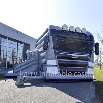 Unisexe château gonflable avec glisser l'ultime voiture gonflable KR-BH610
