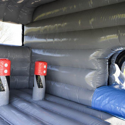 Unisexe château gonflable avec glisser l'ultime voiture gonflable KR-BH610