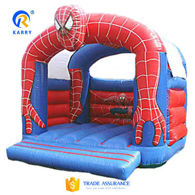 Couleur personnalisée en PVC Spider-Man Château gonflable pour enfants