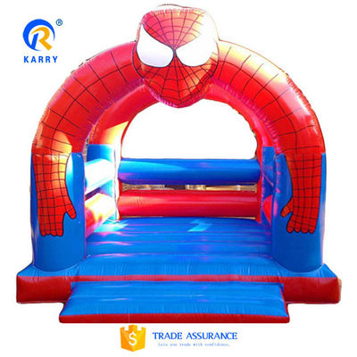 Couleur personnalisée en PVC Spider-Man Château gonflable pour enfants