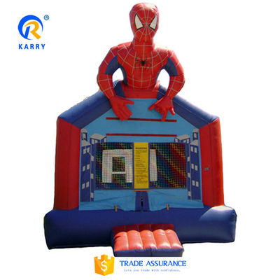 Couleur personnalisée en PVC Spider-Man Château gonflable pour enfants