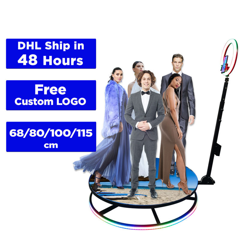 Coloriage personnalisé autocollant mariages diffusion en direct Spin Camera Booth pour les fêtes