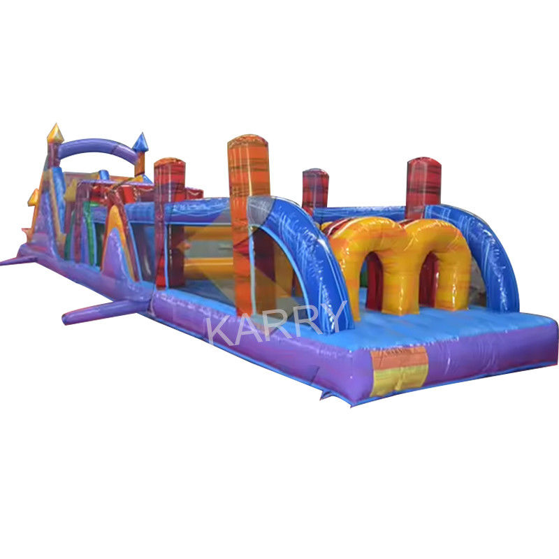 Grand cours d'obstacles gonflables pour 14 ans