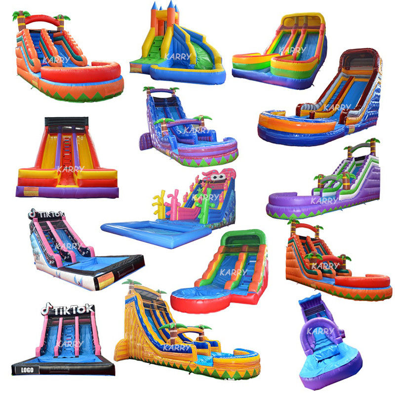 Glissière alpine stimulante pour adultes Glissière gonflable à eau Piscine Glissière intérieure pour enfants