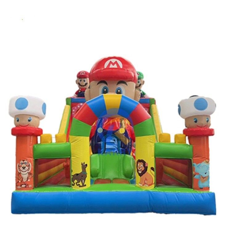 Grand parcours d'obstacles Super Mario gonflable pour enfants et adultes