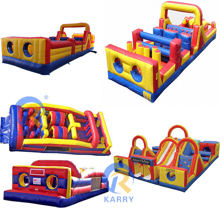 Caractéristiques PORTABLE Cours d'obstacles gonflable Jeu pour adultes pour les activités sportives et pour enfants