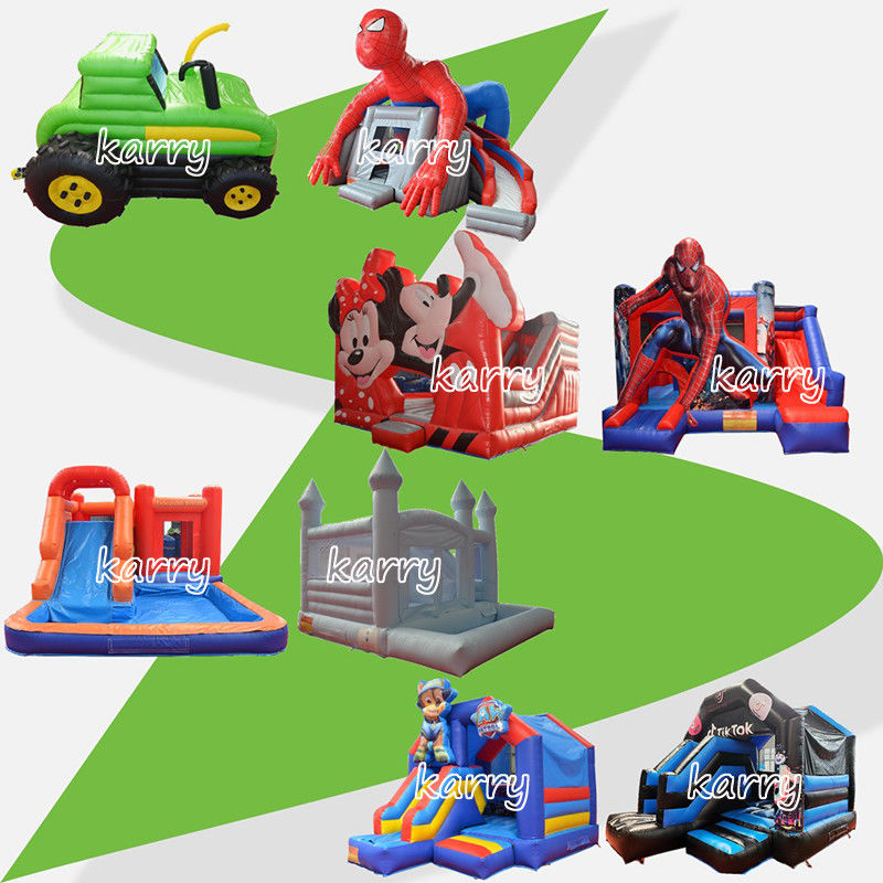 Fête des enfants Boucher gonflable Château Slide Combo Château gonflable Couleur personnalisée