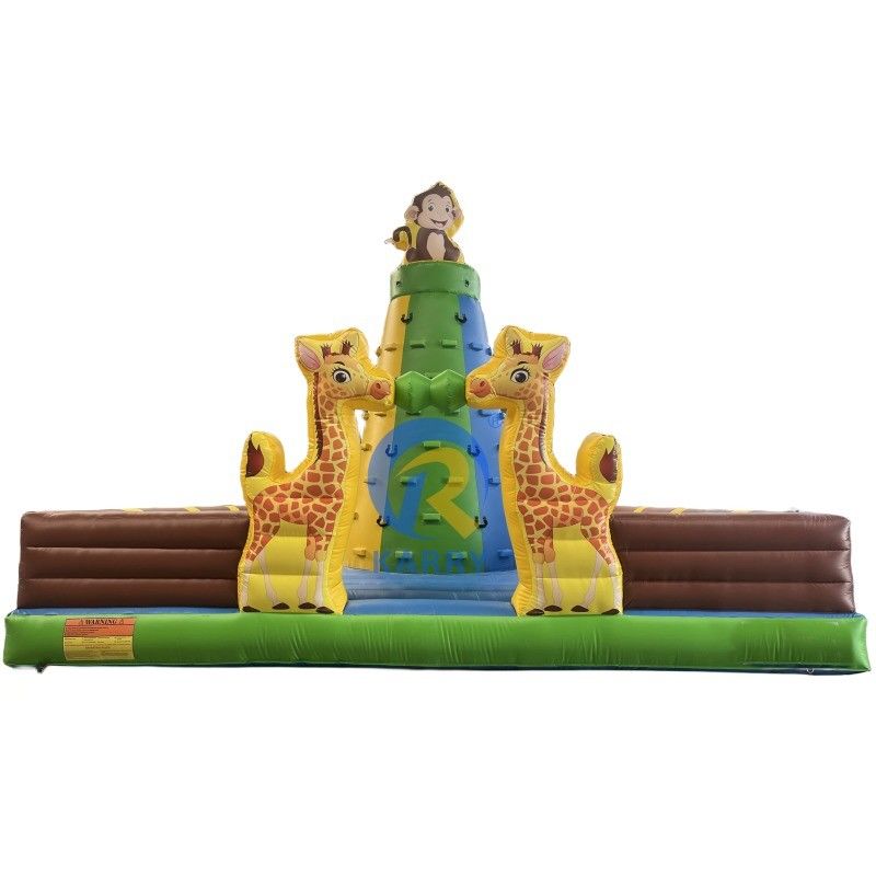 Jeux de parc d'attractions Jeux gonflables d'escalade avec souffleur et couleur personnalisée