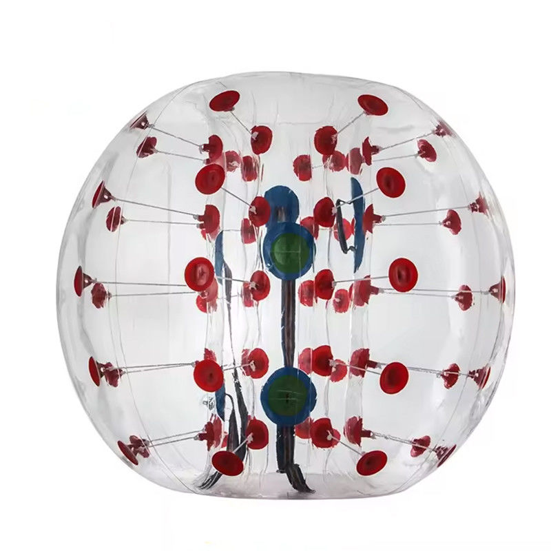 Ballon de football en PVC de taille humaine au parc d'attractions avec accessoires de réparation de souffleur CE