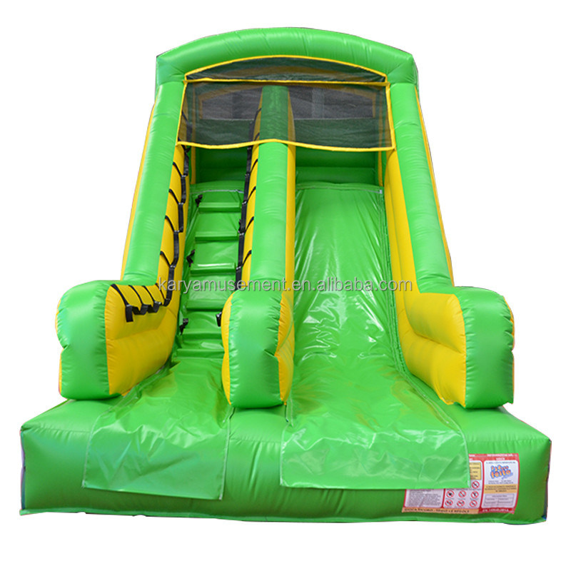 Parcs intérieurs Essentiel petite taille gonflable planche à rebond avec conception et couleur verte