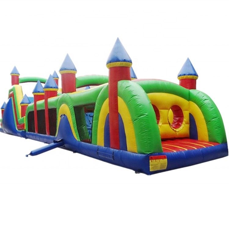 Portable 68ft gonflable sautant bouncer château obstacle pour enfants et adultes avec souffleur
