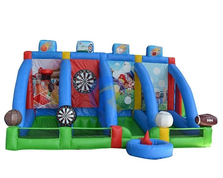 Jeux sportifs de carnaval interactifs pour tous les âges 4 en 1 Basketball Soccer Football Baseball