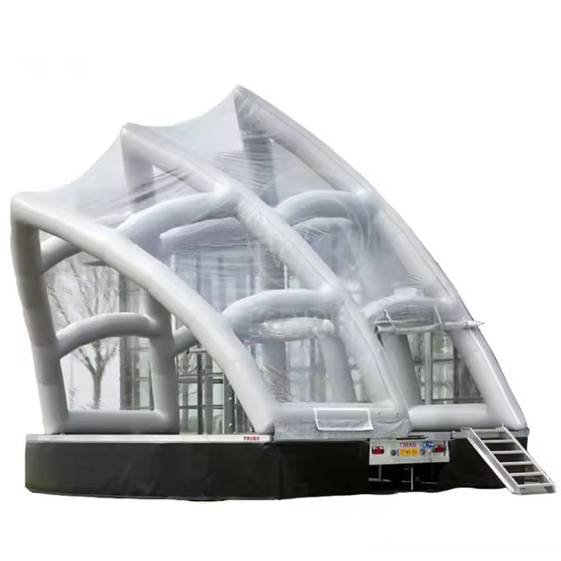 Tente gonflable extérieure à l'opéra de Sydney avec design blanc et accessoires inclus