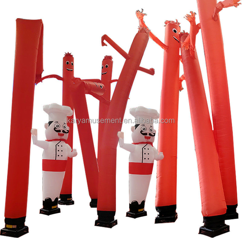 Taille personnalisée et couleur gonflable Chef Danseur Star pour la publicité lors d'événements de fête