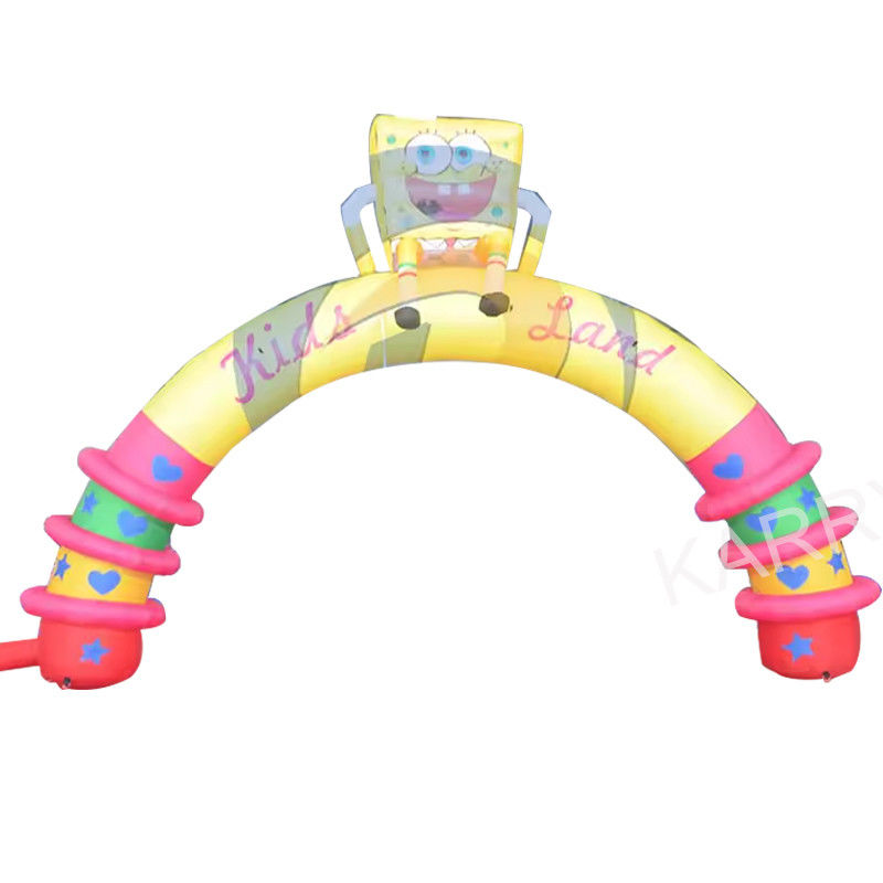 Accessoires d'Oxford Arc de Noël gonflable pour la publicité et les promotions en extérieur