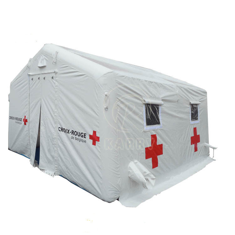 KR-IT-920-1 0,45 mm Tente médicale gonflable en bâche en PVC platon 5*8*4,5 m