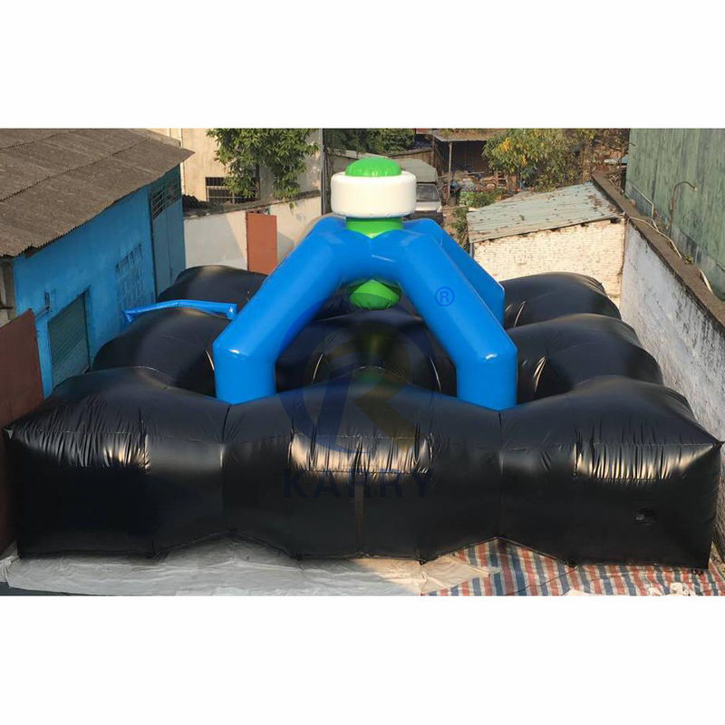 Arène de tag laser gonflable en PVC personnalisée pour les jeux sportifs interactifs