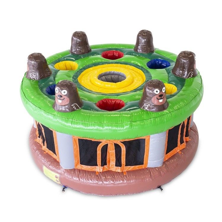 Certificat CE commercial gonflable Whack a Mole Jeu 4,5m pour les jeux sportifs interactifs