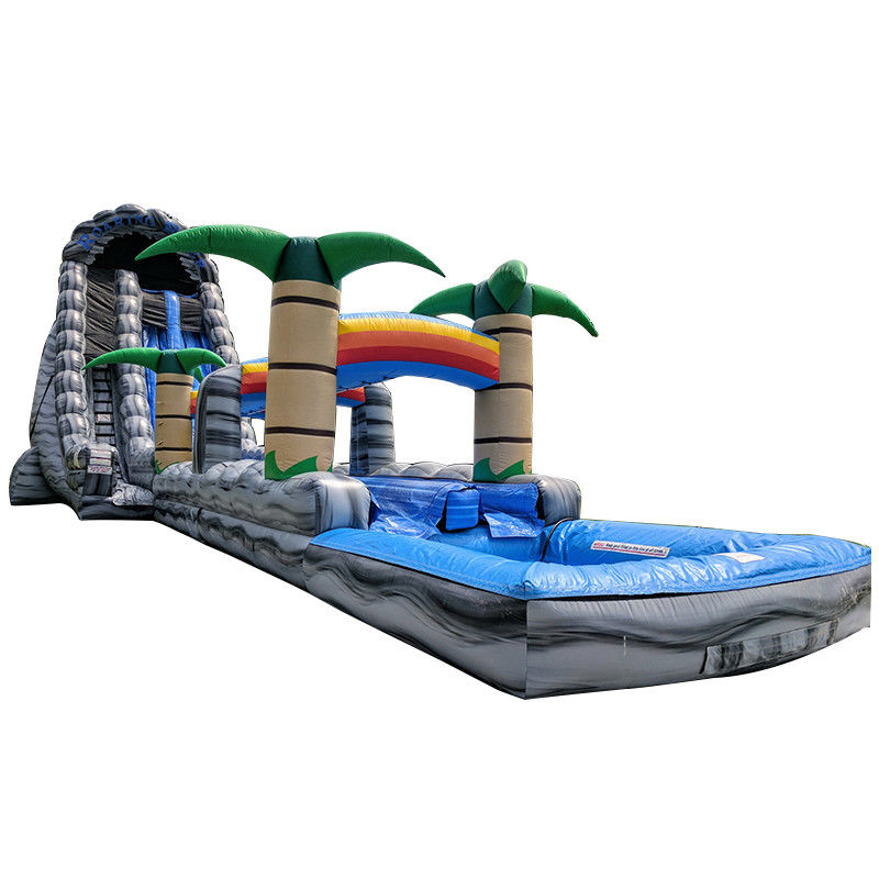Parcs aquatiques gonflables avec piscine pour enfants et toboggan