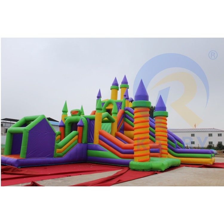 Château gonflable en bâtonnet de PVC géant pour adultes