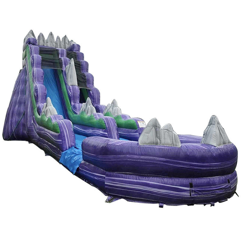 Impression numérique Rockery Thème toboggan à eau gonflable pour les loisirs intérieurs et extérieurs