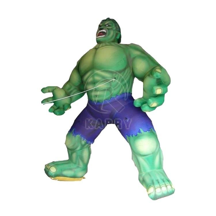 Publicité extérieure modèle gonflable Hulk géant et Spiderman pour des événements accrocheurs
