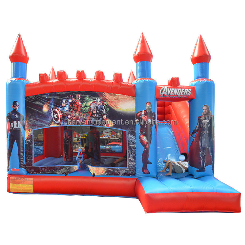Jouets pour enfants en plein air ou à l'intérieur Château gonflable A-avengers Château sautant