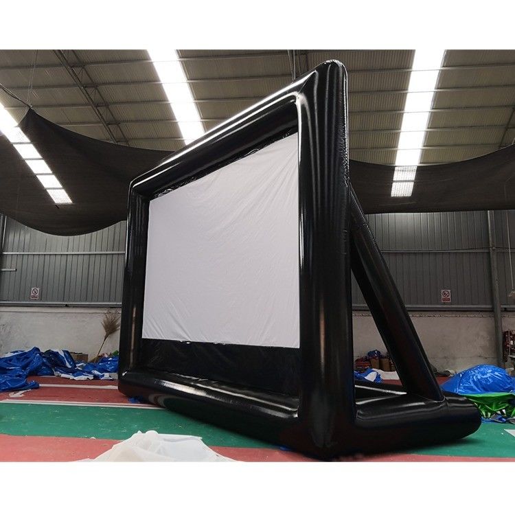 Écran de cinéma gonflable de château super amusant certifié EN71/CE pour la publicité extérieure