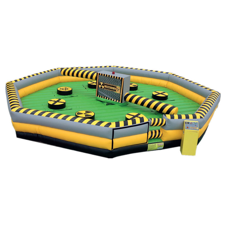 Jeu interactif gonflable à couleur personnalisée Meltdown Jumper mécanique pour adultes