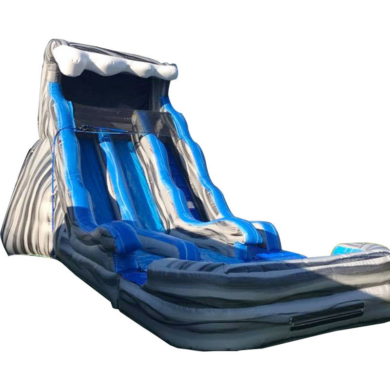 Entretien en extérieur à l' intérieur double glisser-déposer glisser-déposer gonflable pour parc aquatique