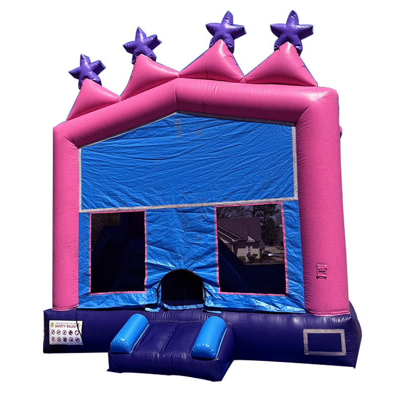 Grand portable de 0,55 mm PVC Vinyl Tarpaulin à l'extérieur ou à l'intérieur Combo gonflable Jumping Castle