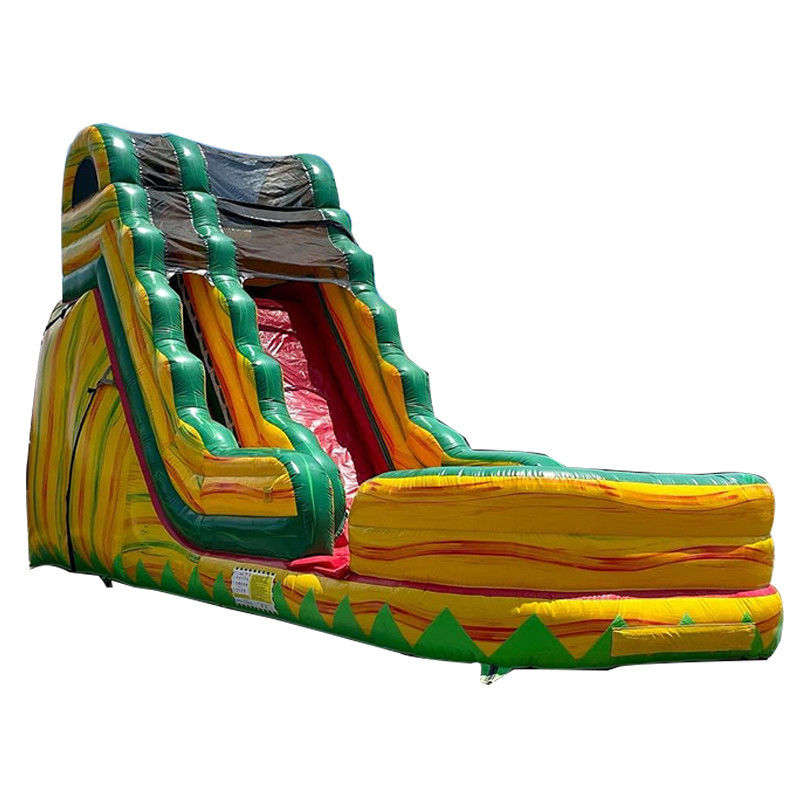Taille adulte Commercial PVC Jungle Symphony toboggan gonflable avec piscine
