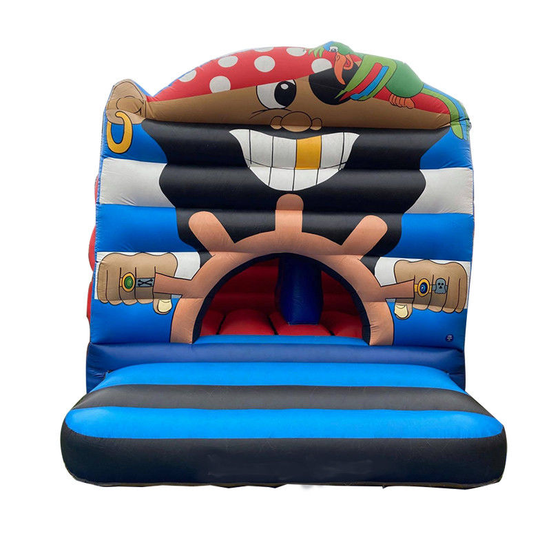 Version Q personnalisée Capitaine Pirate Château de la maison de rebond pour le plaisir unisexe à l'intérieur et à l'extérieur