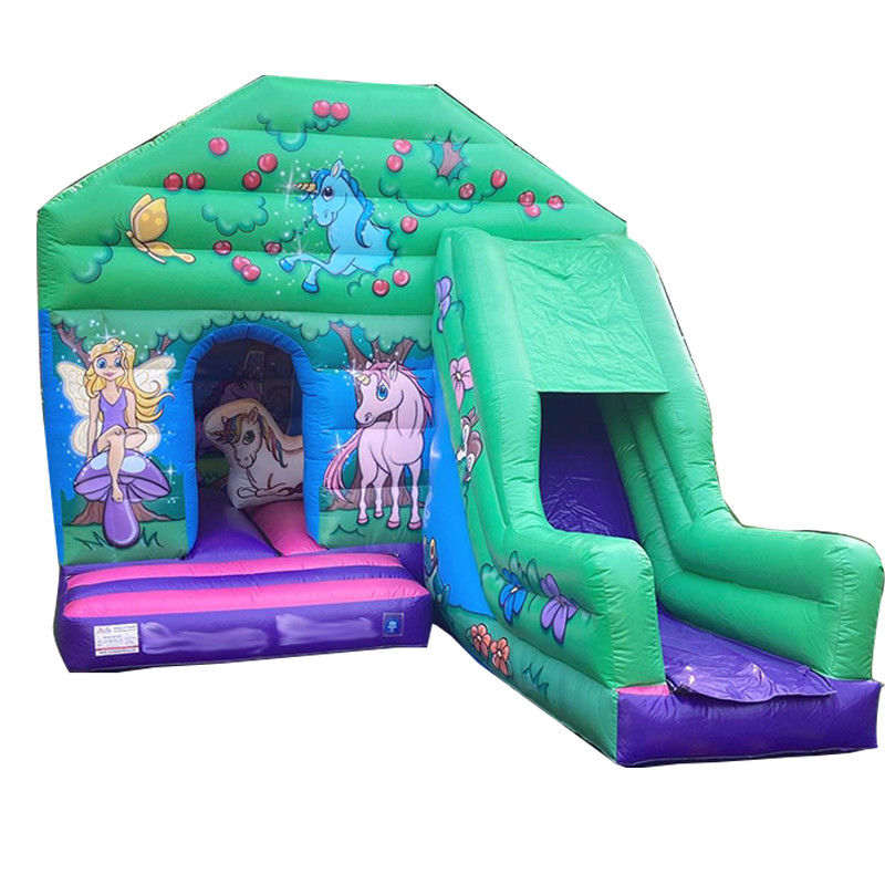 0.55mm PVC Vinyl Tarpaulin Bouncer House avec diapositive Entretenement intérieur et extérieur