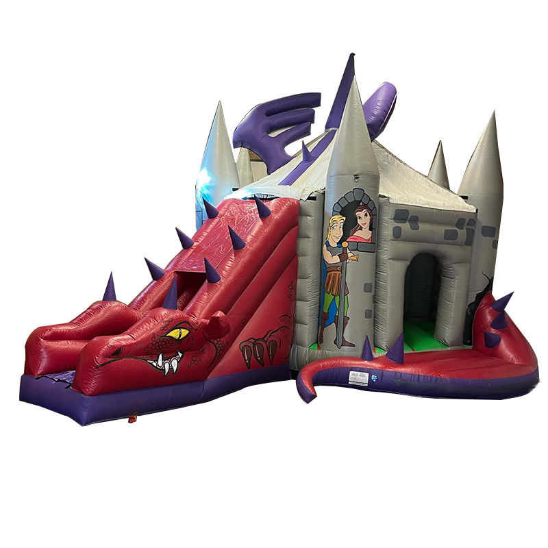 Château gonflable avec diapositive Comment entraîner votre dragon
