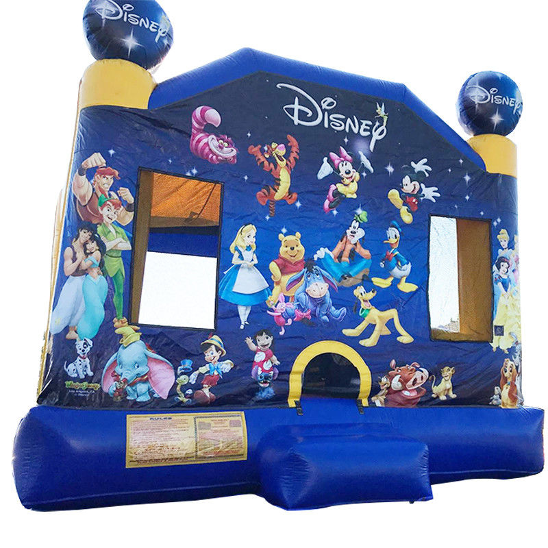 Château de trampoline gonflable en PVC sur le thème des dessins animés