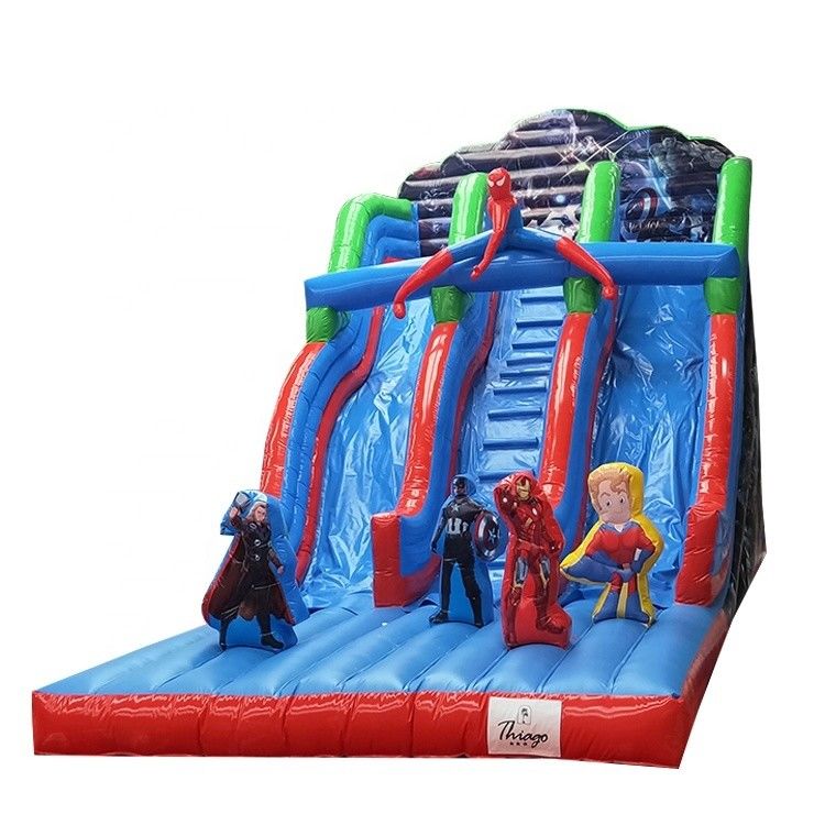 Taille personnalisée toboggan gonflable pour loisirs en plein air et parc d'attractions