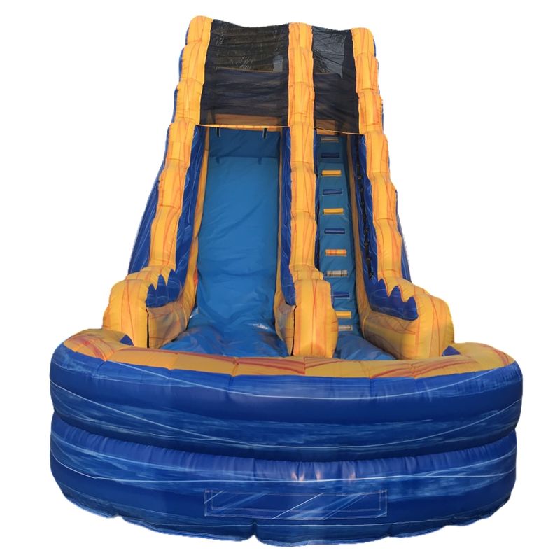 Amusez-vous à l' extérieur avec notre toboggan gonflable et notre piscine