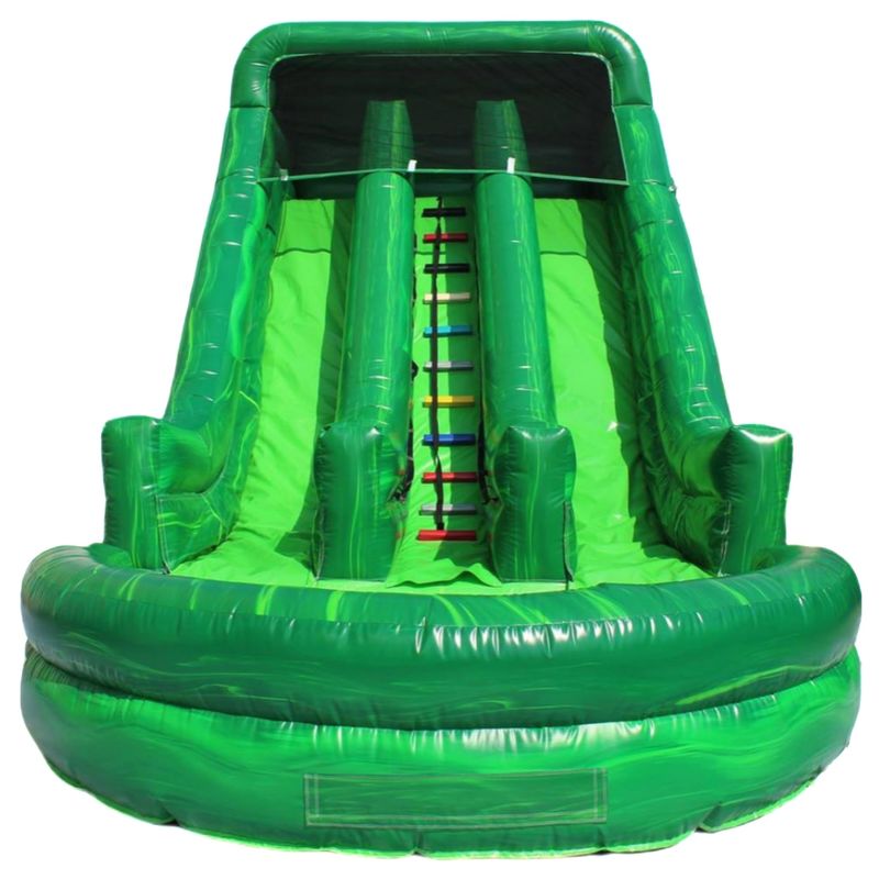Les accessoires du souffleur incluent Charming Green Magic Double Slide gauche et droite avec piscine