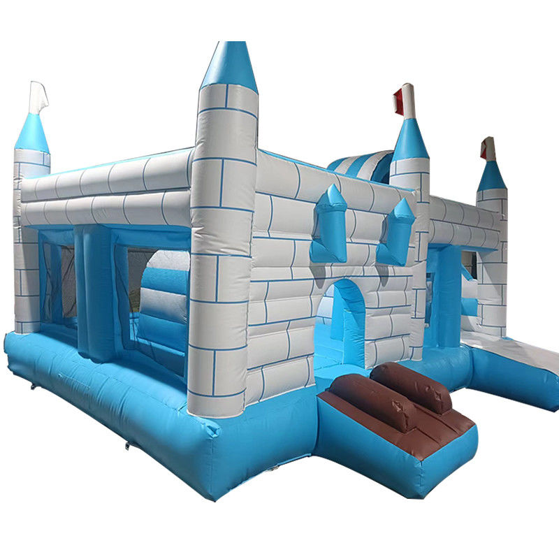 Derniers objets populaires gonflables obstacle château maison combo glissière intérieure pour la location de fête