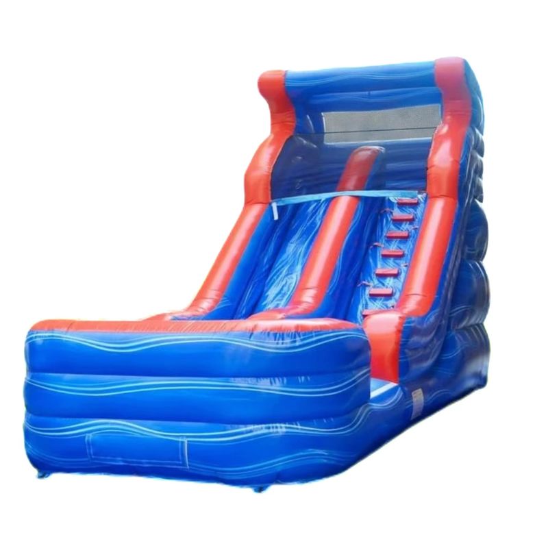 Parc d'attractions pour enfants Grand toboggan gonflable jouet avec piscine Taille personnalisée