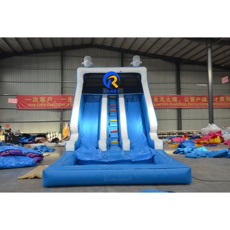 Capacité maximale 100-500 kg Double usage commercial Glissière gonflable pour enfants adultes