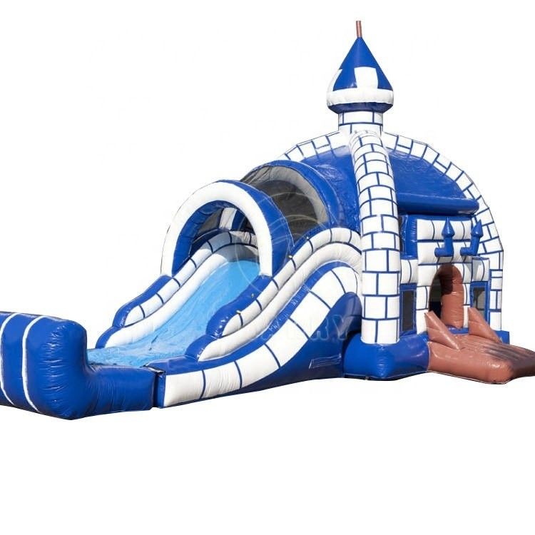 Équipement pour les activités de plein air Jouets de château gonflables de type igloo avec matériau en PVC coulissant