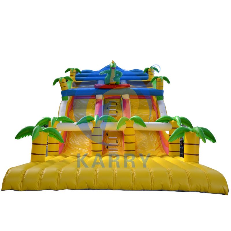 Caractéristiques Portable château forestier toboggan trampoline équipement de parc pour jouets pour enfants